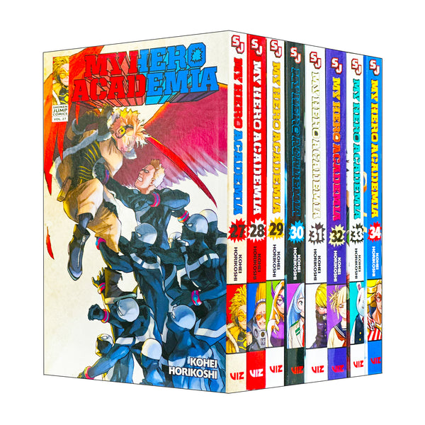 My Hero Academia Volume (27,28,29,30,31,32,33,34) Collection 8 Books Set by Kohei Horikoshi