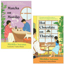 The Marble Café series 2 Books Set by Michiko Aoyama (Hot Chocolate on Thursday, Matcha on Monday)