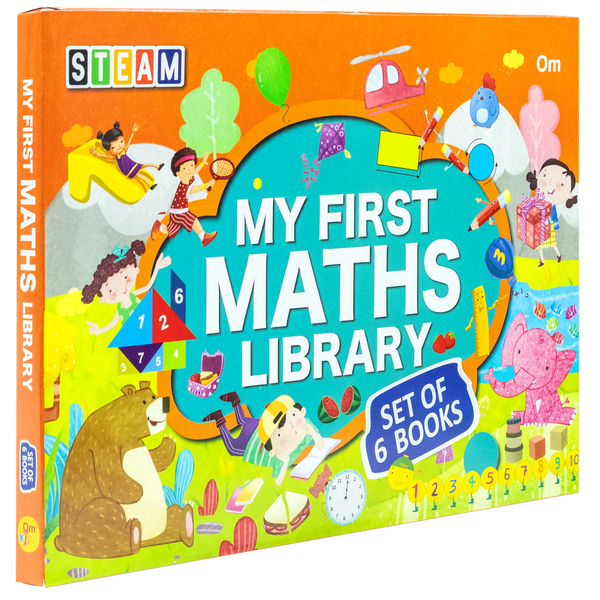 My First Maths Library Set of 6 Books Collection Set Level 1- 3