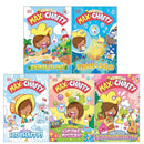 Max and Chaffy Series 5 Books Collection Set By Jamie Smart (Welcome to Animal Island, The Great Cupcake Mystery, Search for the Ice Chaffy, Hunt for the Pirate's Gold, What a Delicious Discovery!)