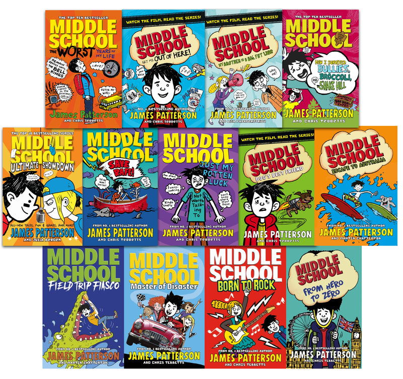 ["9781529119916", "and Snake Hill", "Broccoli", "children books", "Children Books (14-16)", "children collection", "cl0-PTR", "dogs best friends", "Fat Liar", "get me out of here", "How I Survived Bullies", "james patterson", "james patterson books", "james patterson collection", "james patterson middle school", "james patterson middle school books", "James Patterson Middle School Collection", "james patterson teasure hunters", "james patterson women murder club", "just my rotten luck", "middle school books", "Middle School Escape to Australia", "Middle School Get Me Out of Here", "Middle School Ultimate Showdown", "Middle School: Born to Rock", "Middle School: Dog's Best Friend", "Middle School: Field Trip Fiasco", "Middle School: From Hero to Zero", "Middle School: Master of Disaster", "Middle School: Save Rafe", "My Brother Is a Big", "my brother is a big fat liar", "save rafe", "the worst years of my life", "women murder club", "women murder club collection", "women murder club series", "young teen"]