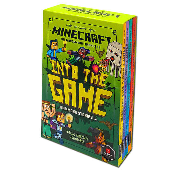 BOX MISSING - Minecraft: Into the Game The Woodsword Chronicles Collection, 4 Books Set