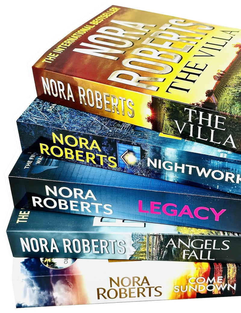 ["9789124354459", "Angels Fall", "Angels Fall by Nora Roberts", "Best Nora Roberts reads", "Bestselling Nora Roberts books", "Book set for Nora Roberts fans", "Come Sundown", "Come Sundown by Nora Roberts", "Comprehensive Nora Roberts set", "Contemporary romance by Nora Roberts", "Fiction book bundle", "Gift set Nora Roberts books", "Legacy", "Legacy by Nora Roberts", "Must-read Nora Roberts", "New Nora Roberts collection", "Nightwork", "Nightwork by Nora Roberts", "Nora Roberts 5 book collection", "Nora Roberts bestsellers", "Nora Roberts book lovers", "Nora Roberts book pack", "Nora Roberts book set", "Nora Roberts books for sale", "Nora Roberts boxed set", "Nora Roberts complete collection", "Nora Roberts famous books", "Nora Roberts fiction series", "Nora Roberts library", "Nora Roberts literary collection", "Nora Roberts love stories", "Nora Roberts multi-book set", "Nora Roberts mystery books", "Nora Roberts novels bundle", "Nora Roberts paperback set", "Nora Roberts popular titles", "Nora Roberts romance set", "Nora Roberts thriller books", "Popular romance novels", "Romance novels by Nora Roberts", "Romantic suspense Nora Roberts", "Suspense novels collection", "The Villa", "The Villa by Nora Roberts", "Top novels by Nora Roberts"]