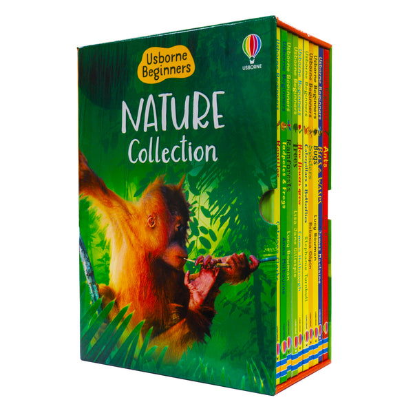 Usborne Beginners Nature 10 Books Box Set Reptiles, Trees HARDCOVER