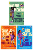 The Dream Team Series 3 Books Set by Priscilla Mante (Charligh Green vs the Spotlight, Jaz Santos vs the World, Naomie Mensa vs the Future)