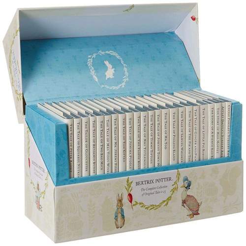 BOX MISSING - Beatrix Potter Books The World of Peter Rabbit Complete Collection 23 Books Set