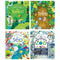 Usborne Peep Inside 4 Books Collection Set Peep Inside The Sea, Peep Inside the Forest, Peep Inside The Zoo, Peep Inside a Tree