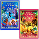 Percy Jackson Greek Myths Collection 2 Books Set By Rick Riordan (Percy Jackson and the Greek Gods, Percy Jackson and the Greek Heroes)