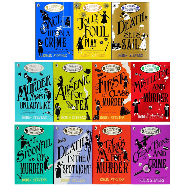 Robin Stevens A Murder Most Unladylike Mystery Collection 11 Books Set (Death Sets Sail, Top Marks For Murder & MORE)