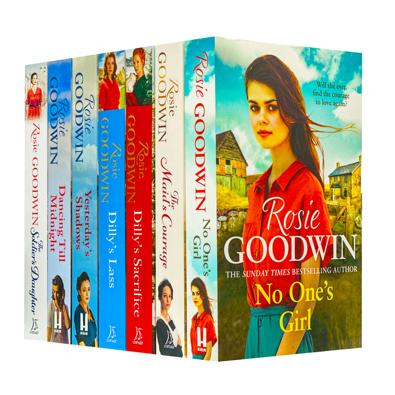 ["1920s jazz age", "9780678468388", "A Maiden Voyage", "A Mother Grace", "A Mother’s Shame", "A Precious Gift", "atmospheric thriller", "best historical novels", "Bestselling Series", "bestselling UK sagas", "betrayal and redemption", "book club favorites", "book club picks", "Book on Love Stories", "Books Collection Set by Rosie Goodwin", "coming-of-age historical fiction", "coming-of-age story", "Dancing Till Midnight", "dark family past", "Dilly's Lass", "Dilly's Sacrifice", "domestic drama books", "domestic suspense", "emotional drama", "emotional family sagas", "emotional women’s fiction", "family saga", "female resilience", "forbidden love", "Gothic mystery", "gripping family drama", "gripping family dramas", "gripping page-turner", "Hear Turning Stories", "heartbreaking choices", "heartwarming women’s fiction", "hidden family secrets", "historical fiction", "historical fiction series", "historical romance", "literary women’s fiction", "Love Stories", "mother-daughter bonds", "Mothering Sunday", "multi-generational storytelling", "must-read books for women", "No One's Girl", "nostalgic British sagas", "nostalgic settings", "psychological depth", "Romance", "Romance Saga Books", "romantic historical fiction", "Rosie Goodwin", "Rosie Goodwin 6 Books Collection Set", "Rosie Goodwin books", "Rosie Goodwin collection set", "secrets and lies", "small-town scandal", "strong female protagonist", "strong female protagonists", "tearjerker women’s stories", "The Blessed Child", "The Days of The Weekend Series", "The Empty Cradle", "The Little Angel", "The Maid's Courage", "The Maid’s Courage", "The Mill Girl", "The Misfit", "The Soldier's Daughter", "The Soldier’s Daughter", "The Sunday Times Bestseller", "Thriller Series", "Time to Say Goodbye", "tragic love story", "unreliable narrator", "uplifting historical", "uplifting historical novels", "Victorian era novels", "Victorian romance", "wartime sacrifice", "wartime sacrifice stories", "women’s fiction", "WWII historical fiction", "WWII novel", "Yesterday's Shadows"]