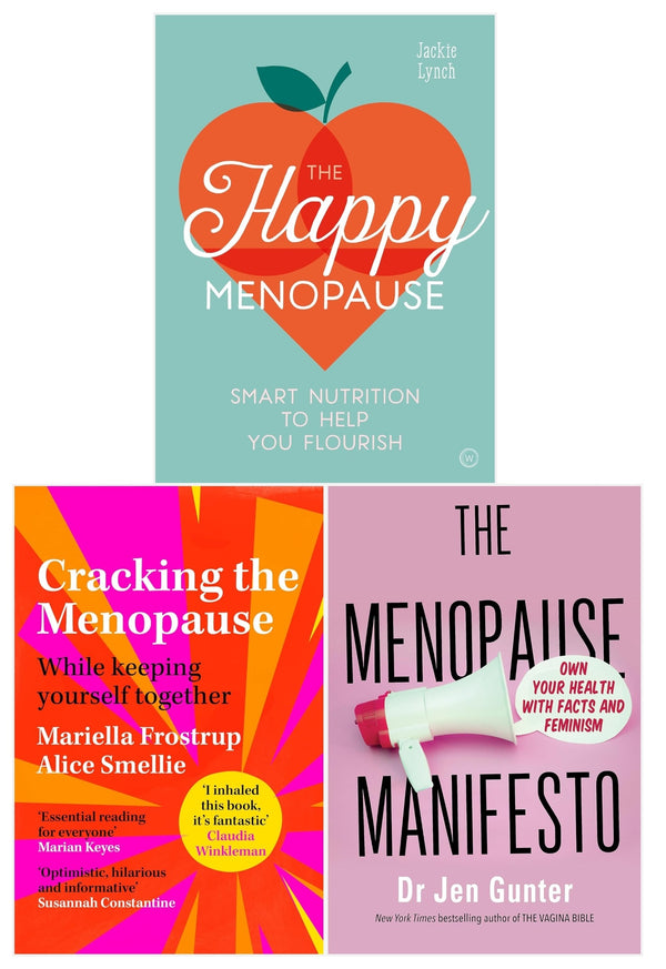 Menopause Manifesto, Cracking the Menopause and The Happy Menopause 3 Books Collection Set