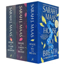 Crescent City Series 3 Books Collection Set by Sarah J. Maas (House of Earth and Blood, House of Flame and Shadow & House of Sky and Breath)