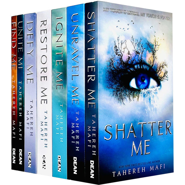 Shatter Me Series 7 Books Collection Set By Tahereh Mafi (Ignite Me, Unite Me, Find Me, Unravel Me, Restore Me, Defy Me, Shatter Me)