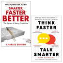 Smarter Faster Better by Charles Duhigg and Think Faster, Talk Smarter by Matt Abrahams 2 Books Set