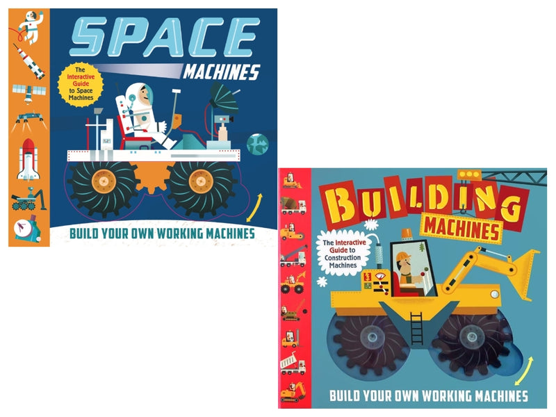 ["build your own", "building machines", "building machines book", "bulldozer", "children books", "children collection", "childrens books", "Childrens Books (5-7)", "construction", "construction machines", "cranes", "create mini models", "dump truck", "Ian Graham", "interactive guide", "pegboard", "Quarto", "road rollers", "space machines", "space machines book", "space machines model", "Templar Publishing", "working parts"]