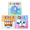 Sparkly Lift the Flaps 3 Board Books Set (Opposites, Vehicles, Animal Sounds)