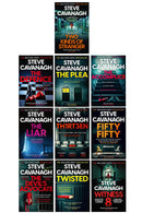 Steve Cavanagh Eddie Flynn Series 10 Books Collection Set Two Kinds of Stranger [Hardback], The Defence, The Plea, The Liar, Thirteen, Fifty Fifty, Twisted, The Accomplice & MORE