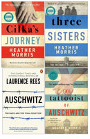 Auschwitz by Laurence Rees & The Tattooist of Auschwitz Collection Set By Heather Morris - 4 Books Set