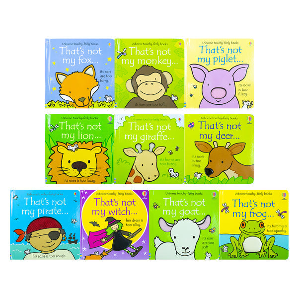 Usborne Thats Not My Toddlers 10 Books Collection Set Pack (Series 3 & Series 4) Fiona Watt Touchy-Feely Board Baby Books