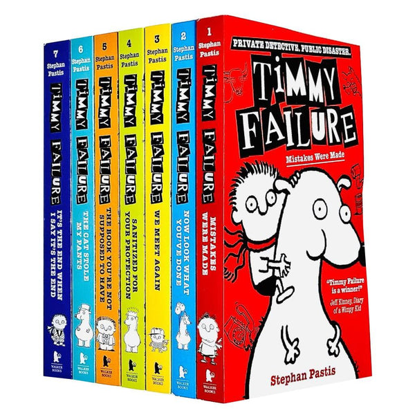 Timmy Failure Series Stephan Pastis Collection 7 Books Set By Stephan Pastis