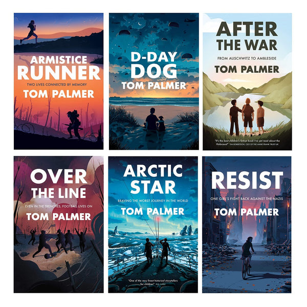 Tom Palmer Conkers Series 6 Books Collection Set (Armistice Runner, D-Day Dog, After the War, Over the Line, Resist & Arctic Star)