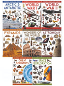 Universal Knowledge Library 8 Books Collection Set 1 (Space Exploration, Great Scientists, Astronomy, Wonders of the World, Pyramids and More)