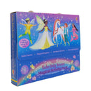 Usborne: Sticker Dolly Dressing Magical Activity Pack By Fiona Watt 4 Books Collection Box Set (Sticker Dolly Dressing: Magical Kingdom, Ballet Fairies, Rainbow Unicorns & Mermaid Kingdom)