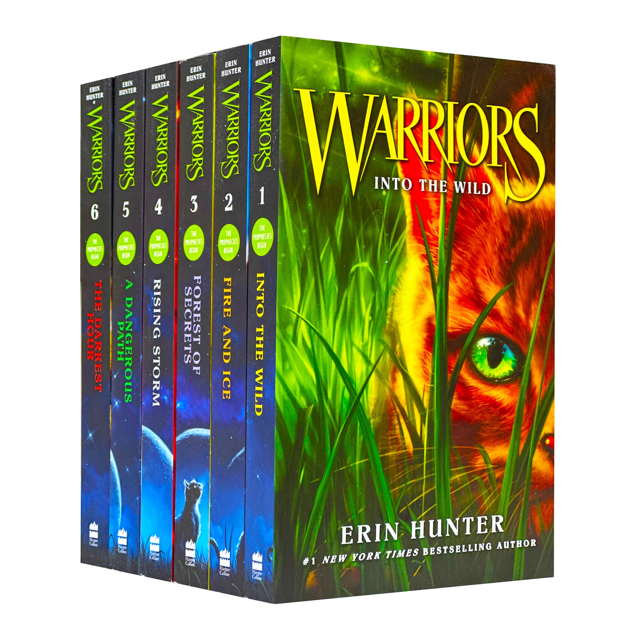 Warrior Cats Series 2 The New Prophecy by Erin Hunter 6 Books Set
