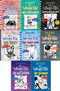 Diary Of A Wimpy Kid 8 Books Collection Set by Jeff Kinney Hot Mess, No Brainer, Big Shot, The Deep End