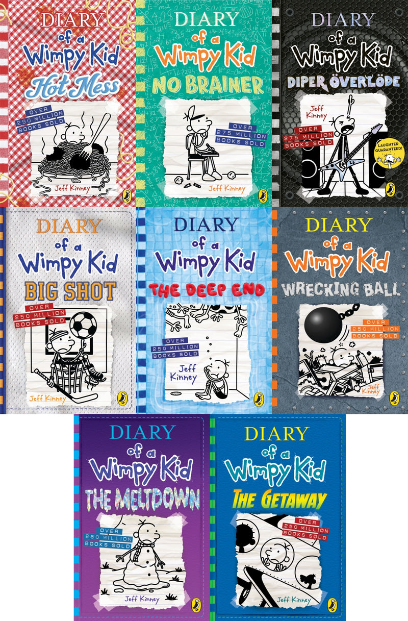 ["all of the wimpy kid books", "Big Shot", "Books For teens", "Cabin Fever", "Childrens Books (7-11)", "Diary of a Wimpy Kid", "diary of a wimpy kid book titles", "diary of a wimpy kid box set", "Diary of a Wimpy Kid Collection", "diary of a wimpy kid diary of a wimpy kid", "diary of a wimpy kid do it yourself book", "diary of a wimpy kid full book", "diary of a wimpy kid site", "diper overlode", "Do it Your Self", "Dog Days", "Double Down", "Hard Luck", "Hot Mess", "jeff kinney", "jeff kinney diary of a wimpy kid series", "no brainer", "Old School", "Rodrick Rules", "Teenage book", "The Deep End", "The Getaway", "The Last Straw", "The Long Haul", "The Meltdown", "The Third Wheel", "The Ugly Truth", "The Wimpy Kid Movie Diary", "wimpy kid", "Wrecking Ball", "young teen"]