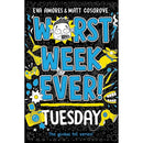 Worst Week Ever! Series 4 Books Collection Set (Monday, Tuesday, Wednesday, Thursday)