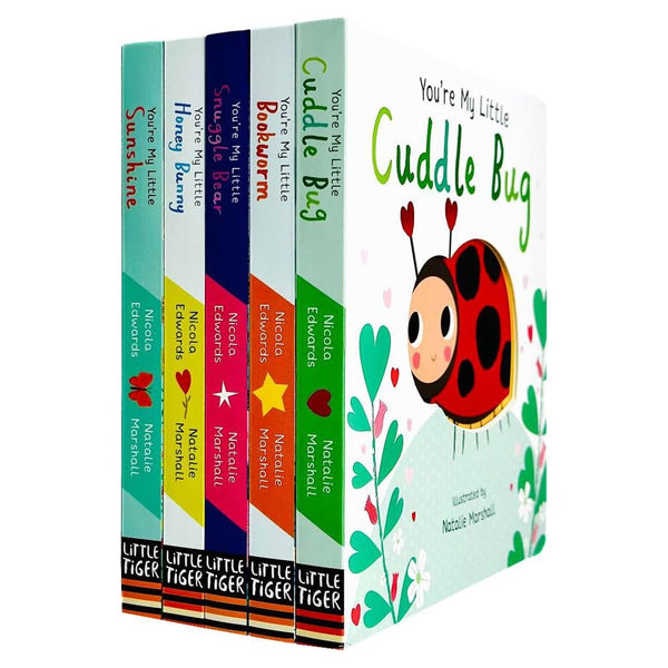 You are My Little Series 5 Books Collection Set By Nicola Edwards & Natalie Marshall (Sunshine, Honey Bunny, Snuggle Bear, Bookworm & Cuddle Bug)