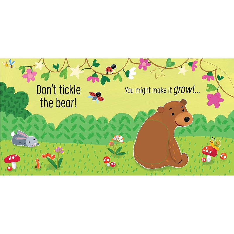 ["9781474976756", "bear", "eagle", "fluffy", "four touchy-feely patches", "growl", "hard to resist", "holes", "moose and wolf", "musical finale", "Sam Taplin", "sound", "tickle", "touchy-feely patch", "Touchy-Feely Sound Books (0+)"]