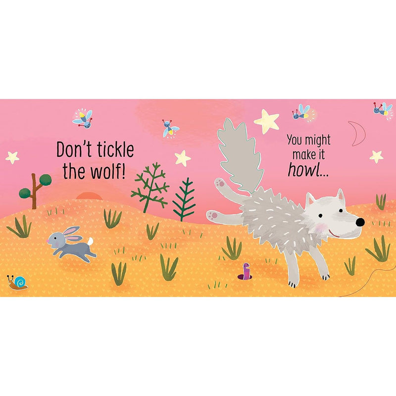 ["9781474976756", "bear", "eagle", "fluffy", "four touchy-feely patches", "growl", "hard to resist", "holes", "moose and wolf", "musical finale", "Sam Taplin", "sound", "tickle", "touchy-feely patch", "Touchy-Feely Sound Books (0+)"]