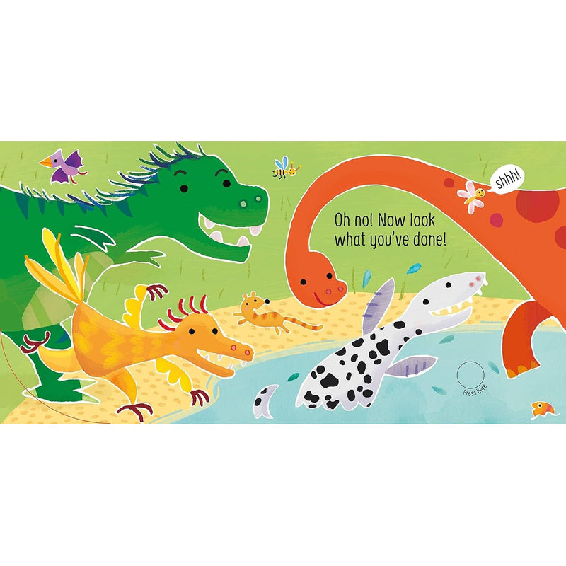 ["9781801313216", "babies and toddlers", "childrens books", "Don't tickle the T. rex", "patches with embedded sounds", "Sam Taplin", "sound books", "touchy patches makes sound", "touchy-feely", "Touchy-feely Books", "Usborne", "Usborne board books", "Usborne books"]