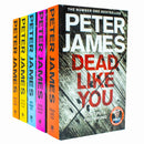 Roy Grace Series Books 6-10 Collection Set by Peter James (Set 2) (Dead Like You, Dead Man's Grip, Not Dead Yet, Dead Man's Time & Want You Dead)