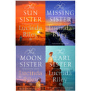 Lucinda Riley The Seven Sisters Series 4 Books Collection Set (The Pearl Sister, The Moon Sister, The Sun Sister, The Missing Sister)