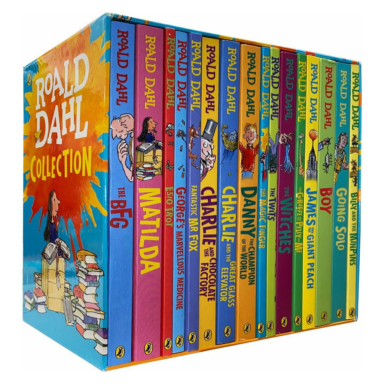 Roald Dahl Collection 16 Books Set Classic Kids | Classic Children's S