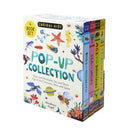 Curious Kids Pop-Up Collection 4 Books Set (Bugs and Minibeasts, Sea and Shore, Age of the Dinosaurs &amp;amp; Stars and Space)