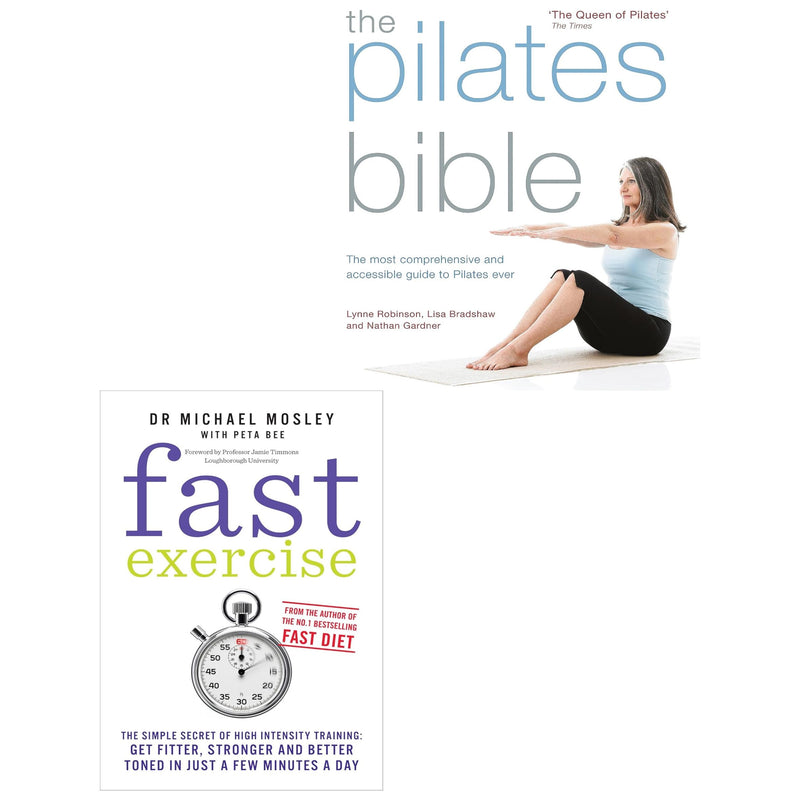 ["9780678466667", "best exercises to lose weight", "Body & Spirit", "Body Fitness", "exercise", "Exercise & workout books", "Exercise Book", "exercise books", "Exercises", "Fast Exercise", "Fast Exercise: The simple secret of high intensity training: get fitter", "Fitness", "Fitness & Exercise", "fitness books", "fitness exercise books", "fitness exercise guide", "fitness training", "guide to Pilates", "Health and Fitness", "health issues", "healthy exercise", "high intensity training", "How to Cycle", "Lisa Bradshaw", "Lynne Robinson", "Michael Mosley", "Mind", "new age books", "stronger and better toned in just a few minutes a day", "The Pilates Bible", "The Pilates Bible: The most comprehensive and accessible guide to Pilates ever"]