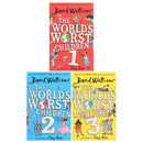 The World's Worst Children Series (illustrated) by David Walliams 3 Books Collection Set