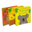 Usborne That's Not My Australian Animals 3 Book Collection Set Koala, Wombat, Kangaroo