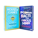 Alan Connor Quiz Books Collection 2 Books Set (House of Games Question Smash and Pointless Facts for Curious Minds)