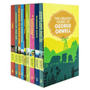 The Greatest Works of George Orwell 9 Books Set (Homage to Catalonia, Burmese Days, 1984, Animal Farm, The Road to Wigan Pier, Down and Out in Paris and London)