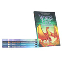 Wings of Fire Graphix Series (Book 5-9) By Tui T. Sutherland: Graphic Novels 5 Books Collection Set (The Brightest Night, Moon Rising, Winter Turning, Escaping Peril and Talons Of Power)