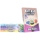 Cat Kid Comic Club Collection 5 Books By Dav Pilkey (Cat Kid Comic Club, On Purpose, Perspective, Collaborations, Influencers)