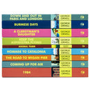 The Greatest Works of George Orwell 9 Books Set (Homage to Catalonia, Burmese Days, 1984, Animal Farm, The Road to Wigan Pier, Down and Out in Paris and London)