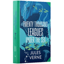 Twenty Thousand Leagues Under the Sea by Jules Verne : Wilco Classics Sprayed Edge Premium Hardback Edition