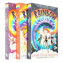 Rainbow Grey Series by Laura Ellen Anderson | 3 Book Fantasy Adventure Collection for Children – Rainbow Grey, Eye of the Storm & Battle for the Skies for Ages 7–10