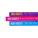 Three Sisters Island Trilogy Collection 3 Books Set By Nora Roberts (Dance Upon The Air, Heaven And Earth, Face The Fire)